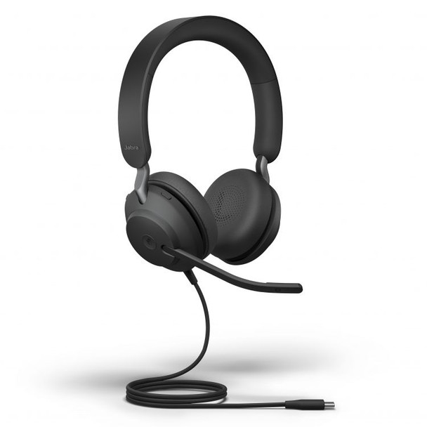 Jabra Evolve2 40 SE USB-C MS Teams Stereo Headset EVOLVE240SEMSSTEREOUSBC