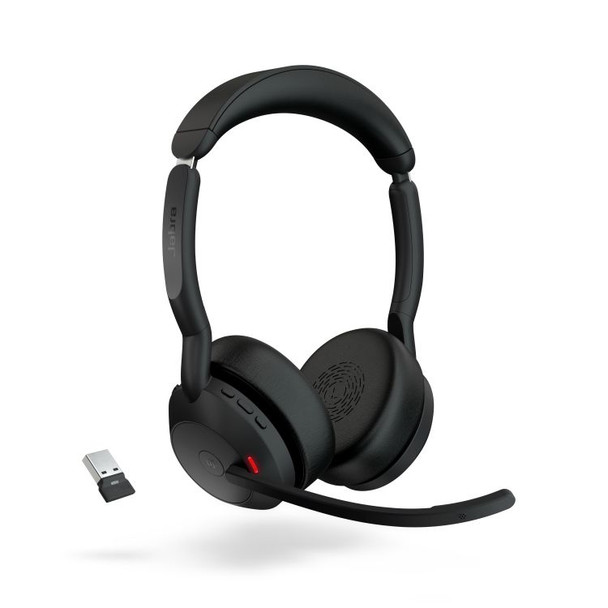 Jabra Evolve2 55 Link 380 USB-A MS Stereo Headset EVOLVE255AMSSTEREO