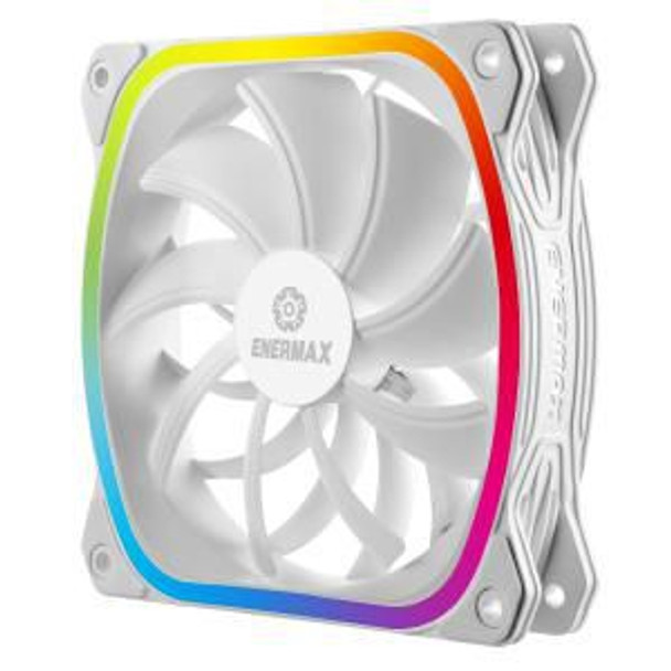 Enermax UCSQARGB12P-W-SG Squa Rgb Computer Case Fan 12 UCSQARGB12P-W-SG