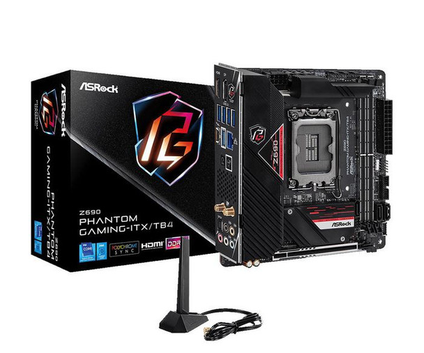 Asrock 90-MXBI10-A0UAYZ Z690 Phantom Gaming-Itx/Tb4 90-MXBI10-A0UAYZ