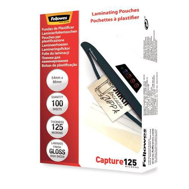 Fellowes 5306302 Glossy 125 Micron Card 5306302