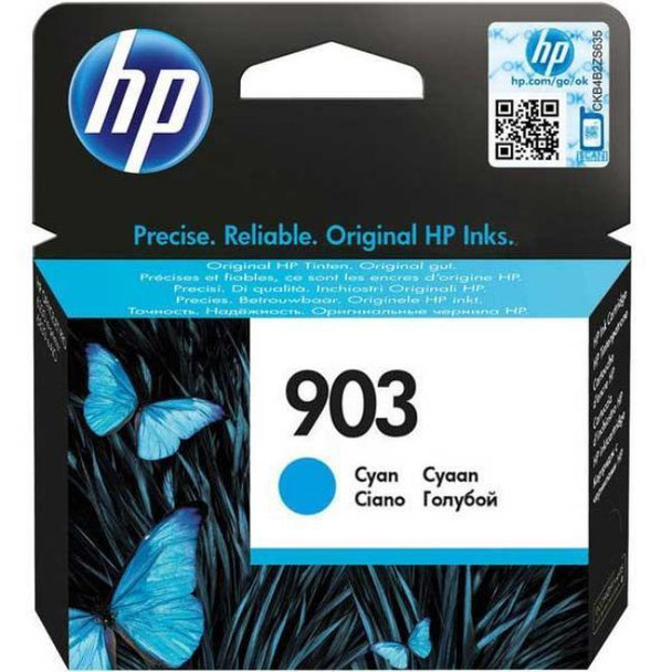 Hp 903 Cyan Standard Capacity Ink Cartridge 4Ml for Hp Officejet 6950/6960/6970 T6L87AE
