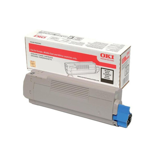 Oki Black Toner Cartridge 10K Pages - 46443104 46443104