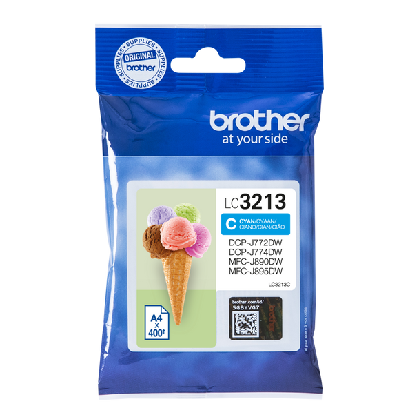 Brother Cyan Ink Cartridge 10Ml - LC3213C LC3213C
