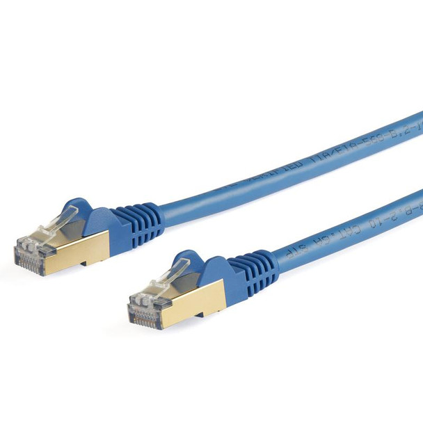 Startech.Com 5M Cat6a Blue Rj45 Snagless Stp Cable 6ASPAT5MBL