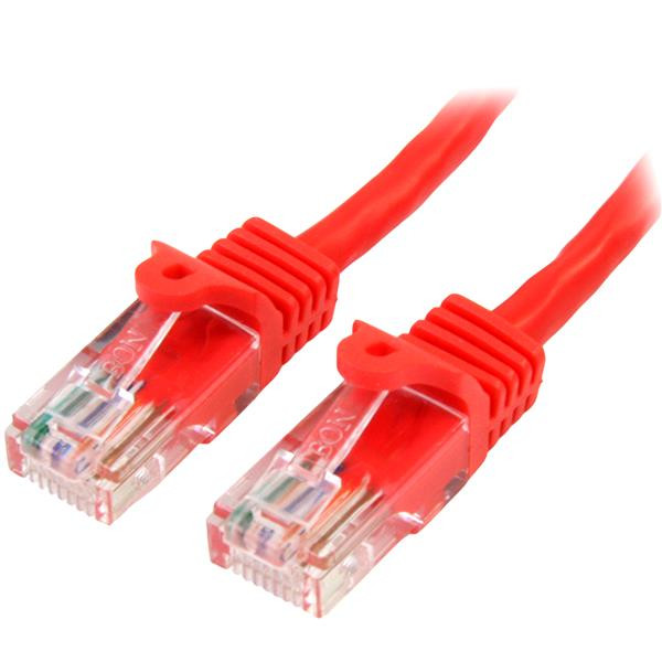 Startech.Com 10M Red Snagless Cat5e Patch Cable 45PAT10MRD