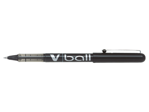Pilot Vball Liquid Ink Rollerball Pen 0.5Mm Tip 0.3Mm Line Black Pack 12 4902505085406SA