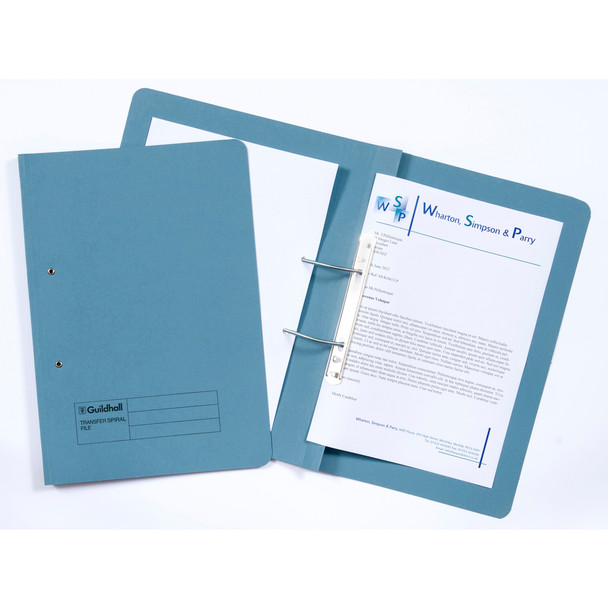 Guildhall Spring Transfer File Manilla Foolscap 315Gsm Blue Pack 50 348-BLUZ Guildhall Spring Transfer File Manilla Foolscap 315Gsm Blue Pack 50 348-BLUZ