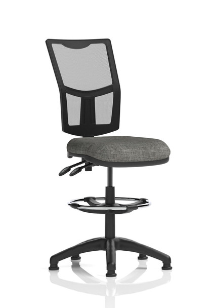 Eclipse Plus Ii Mesh Chair Charcoal Hi Rise Kit KC0264 KC0264