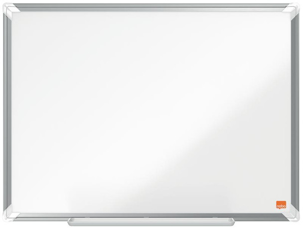 Nobo Premium Plus Magnetic Enamel Whiteboard Aluminium Frame 600X450mm 1915143 1915143