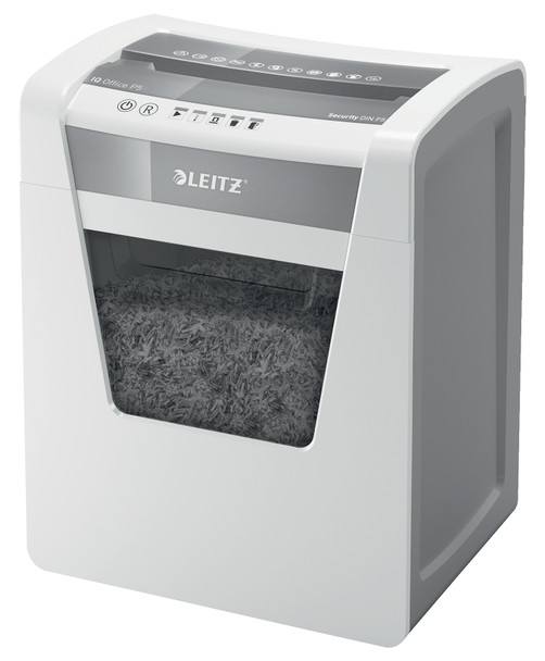 Leitz Iq Office Micro Cut Paper Shredder Security P5 23L White 80021000 80021000