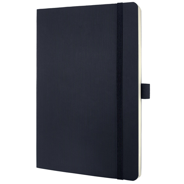 Sigel Conceptum A5 Casebound Soft Cover Notebook Ruled 194 Pages Black CO321 CO321 Sigel Conceptum A5 Casebound Soft Cover Notebook Ruled 194 Pages Black CO321 CO321