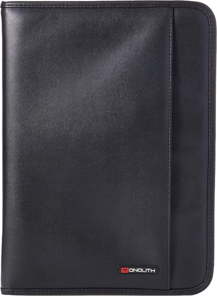 Monolith A4 Conference Folder and Pad Clip Leather Look Black 2926 2926 Monolith A4 Conference Folder and Pad Clip Leather Look Black 2926 2926
