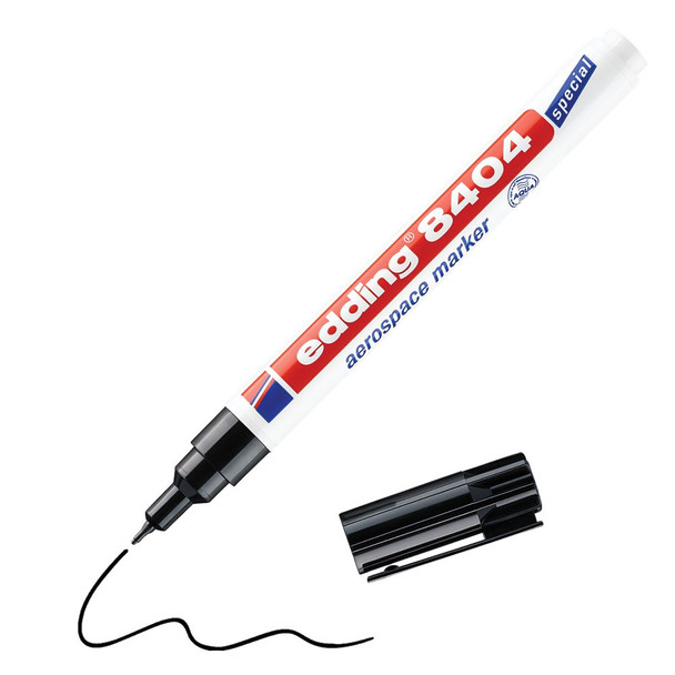 Edding 8404 Aerospace Permanent Marker Bullet Tip 0.75Mm Line Pack 10 4-8404001