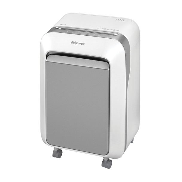 Fellowes Powershred Lx211 Micro Cut Shredder 23 Litre 15 Sheet White 5050301 5050301