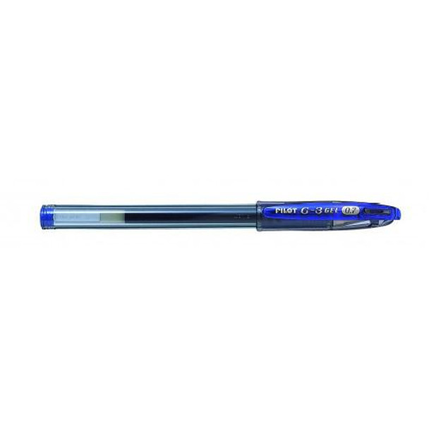 Pilot G-307 Grip Gel Rollerball Pen 0.7Mm Tip 0.39Mm Line Blue Pack 12 55101203