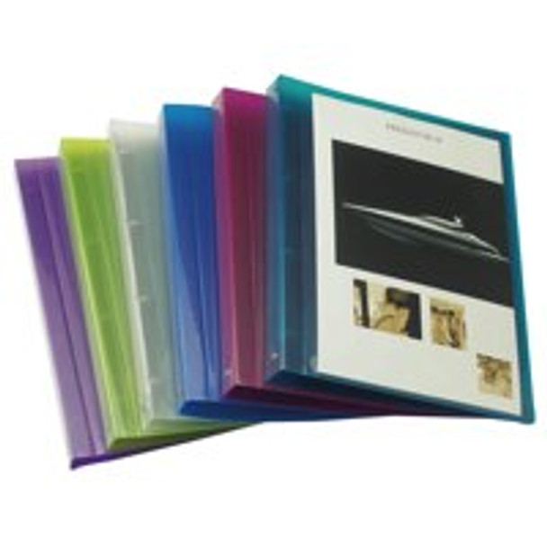 Rapesco 25Mm 4 Ring Presentation Binder A4 Clear Pack 10 0717