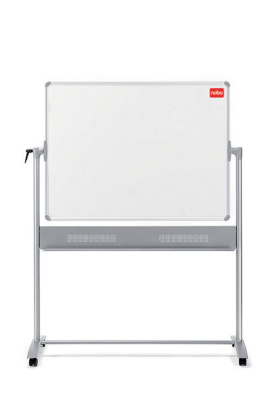Nobo Basic Mobile Non Magnetic Melamine Whiteboard Aluminium Frame 1200X900mm 19 1905239