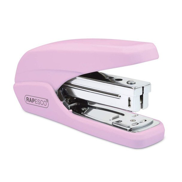 Rapesco X5-25Ps Less Effort Stapler Plastic 25 Sheet Candy Pink 1339
