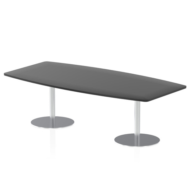 Dynamic Italia 2400Mm Poseur High Gloss Table Black Top 725Mm High Leg ITL0324 ITL0324