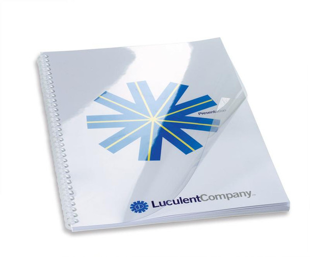Gbc Hiclear Binding Cover A4 150 Micron Clear Pack 50 41600E 41600E