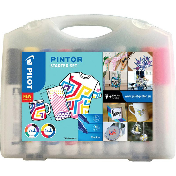 Pilot Pintor Fine/Medium Bullet Tip Paint Marker Starter Set Assorted Pack 11 31 3131910537687