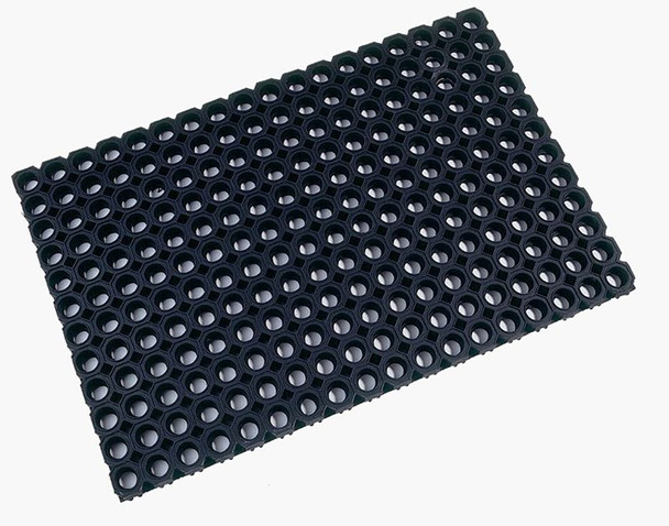 Doortex Octomat Ring Rubber Mat for Outdoor Use Made Of Robust Rubber 100 X 150C UFC4101522OCBK