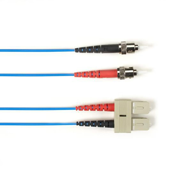 Black Box FOLZH50-003M-STSC-BL 50 MM FO PATCH CABLE DUPLX. FOLZH50-003M-STSC-BL