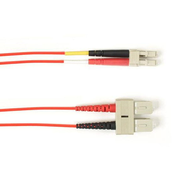 Black Box FOCMPM4-020M-SCLC-RD OM4 MM FO PATCH CABLE DUPLX. FOCMPM4-020M-SCLC-RD