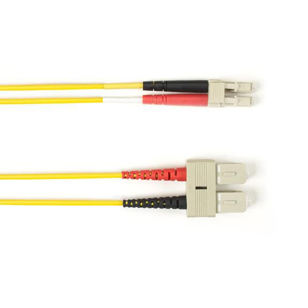 Black Box FOCMPSM-008M-SCLC-YL SM FO PATCH CABLE DUPLX. FOCMPSM-008M-SCLC-YL