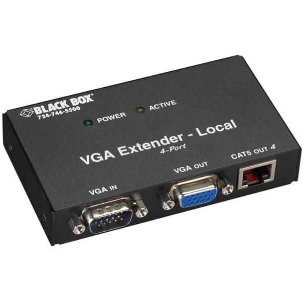Black Box AC555A-4-R2 VGA TRANSMITTER 4 PORT AC555A-4-R2