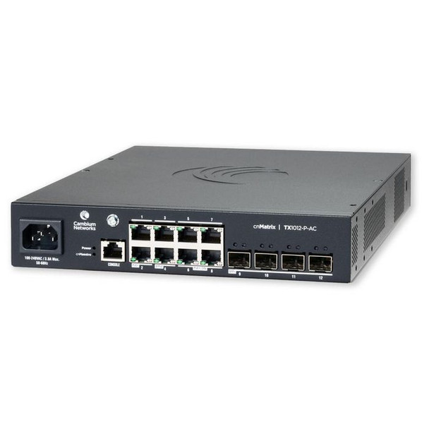 Cambium Networks MXTX1012GXPA00 cnMatrix Switch TX1012-P-AC MXTX1012GXPA00