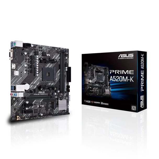 Asus PRIME A520M-K Socket Am4/A520/Ddr4/S-Ata 600/Micro Atx PRIME A520M-K