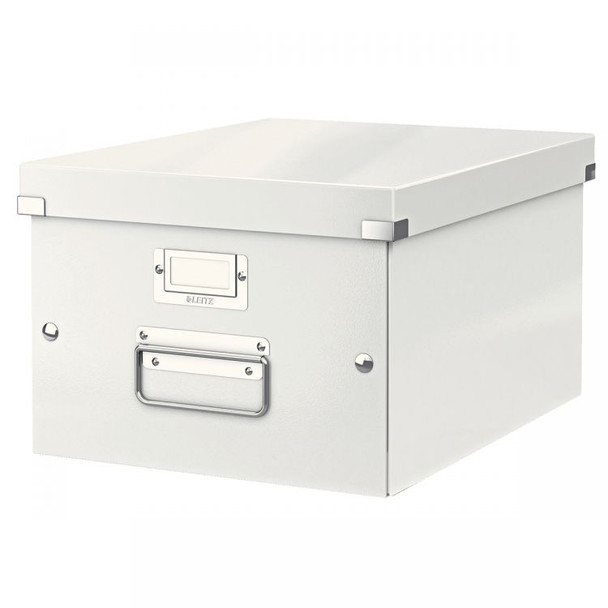 Leitz 60440001 Click and Store WOW Medium Storage Box White 60440001
