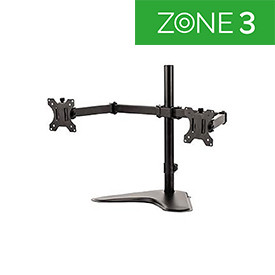 Fellowes 8043701 Professional Series Freestanding Dual Monitor Arm 8043701