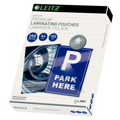 Leitz 74840000 A4 UDT iLAM 2 x 250 Micron Pouch 100Pk 74840000