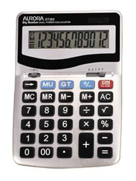 Aurora DT303 Desk Calculator DT303 Aurora DT303 Desk Calculator DT303