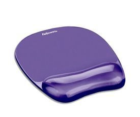 Fellowes 91441 Crystal Gel Mousepad and Wrist Rest 91441