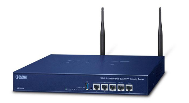 Planet VR-300W6 Wi-Fi 6 AX1800 Dual Band VPN VR-300W6