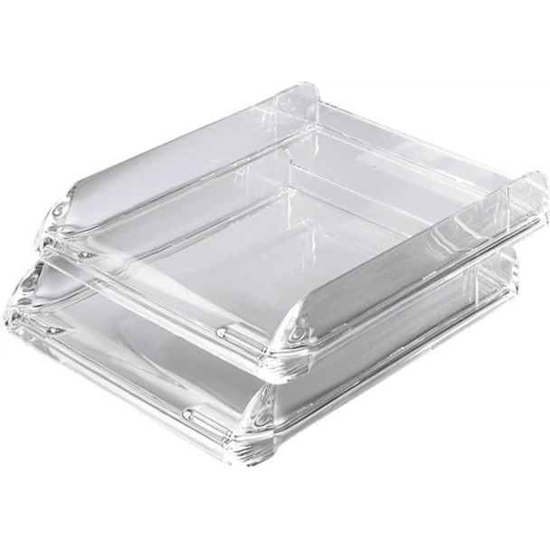 Rexel Nimbus Letter Tray Clear 2101504 2101504