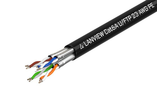 Lanview LVN122445 Cat6a  U-FTP Network Cable LVN122445