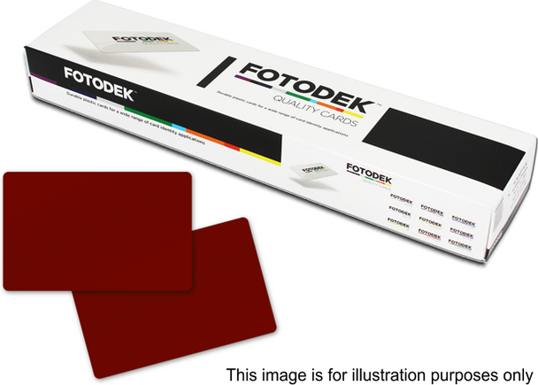 Capture BY76-A Burgundy Plastic Card 0.76mm BY76-A