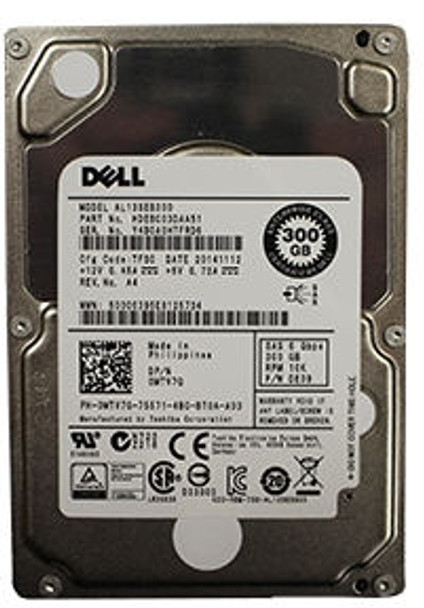 Dell MTV7G HD. 300GB. 512b. SAS. 10K MTV7G