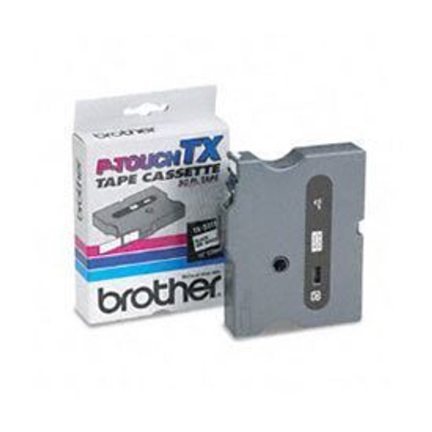 Brother TX315 White on Black TX315