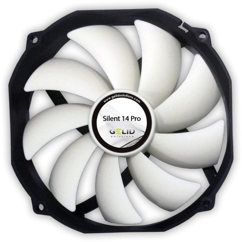 Gelid Silent 14 Pro PWM 140mm Quiet Case Fan GELID-SILENT14-PRO-PWM