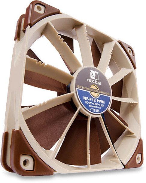 Noctua NF-F12 PWM Focused Flow PC Case Cooling Fan 120mm NF-F12-PWM