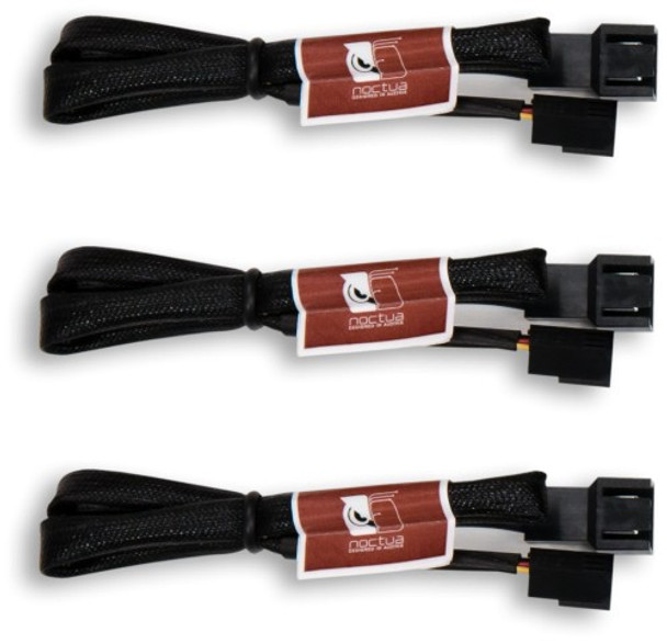 Noctua NA-SEC2 3-Pin Fan Extension Cables 3 pack NA-SEC2