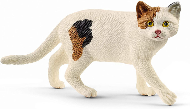 Schleich Farm World American Shorthair Cat Toy Figure 13894