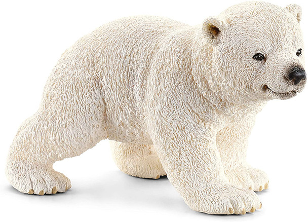 Schleich Wild Life Polar Bear Cub Walking Toy Figure 14708