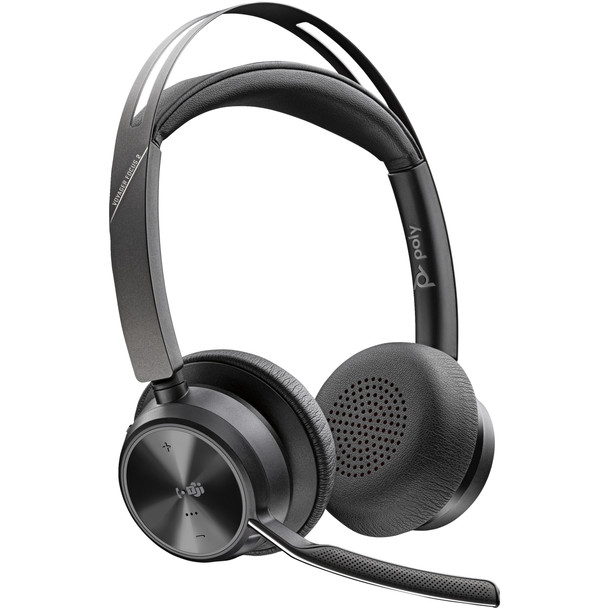 POLY Voyager Focus 2 Microsoft Teams Certified USB-C-C Headset +USB-C/A Adapter 9T9J4AA#AC3